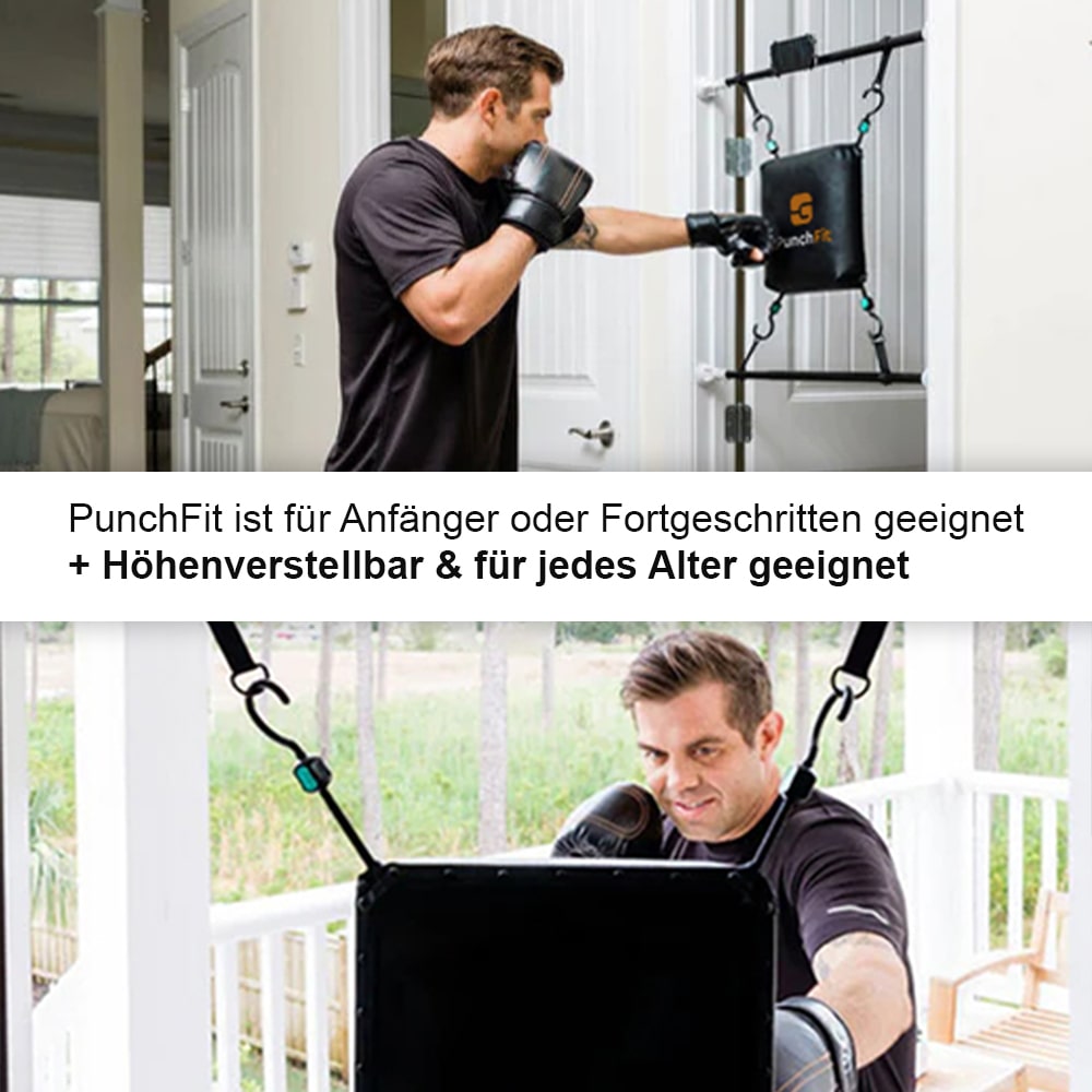 Boxsack für die Tür (+ Heute Boxhandschuhe kostenlos)