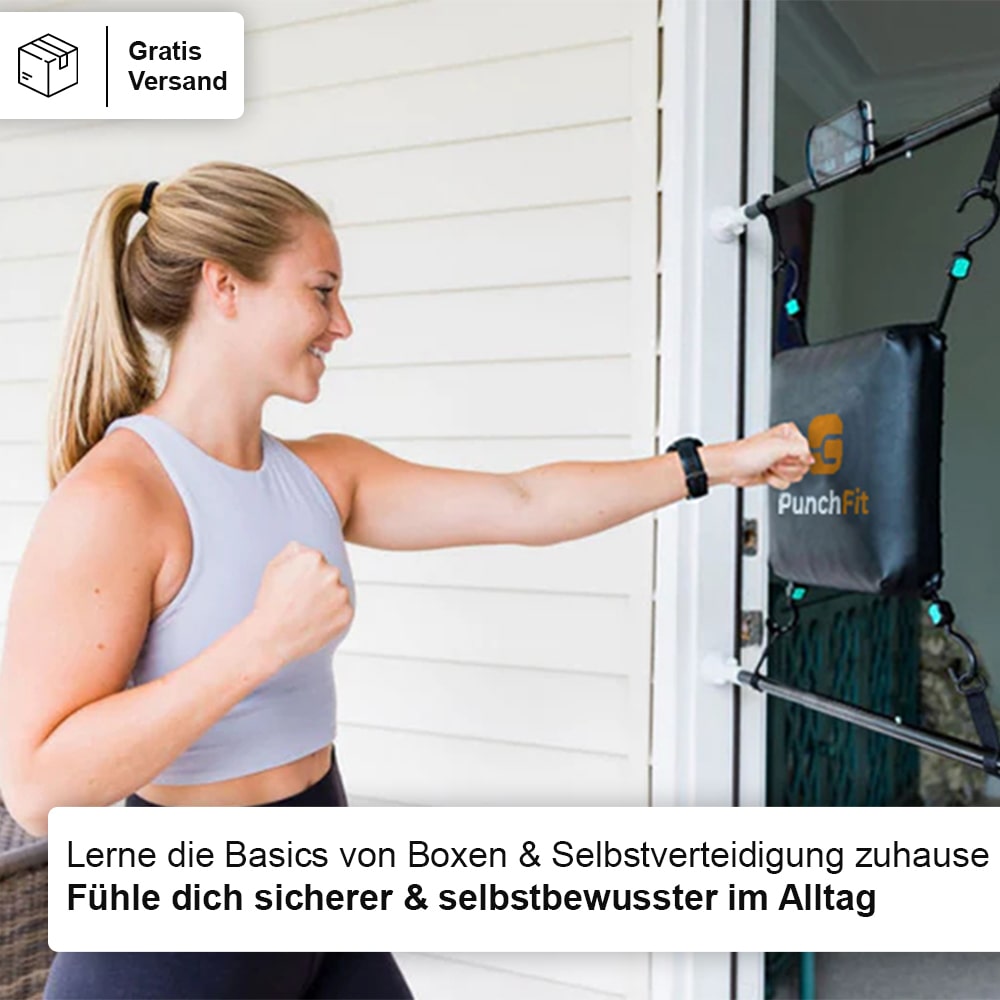 Boxsack für die Tür (+ Heute Boxhandschuhe kostenlos)