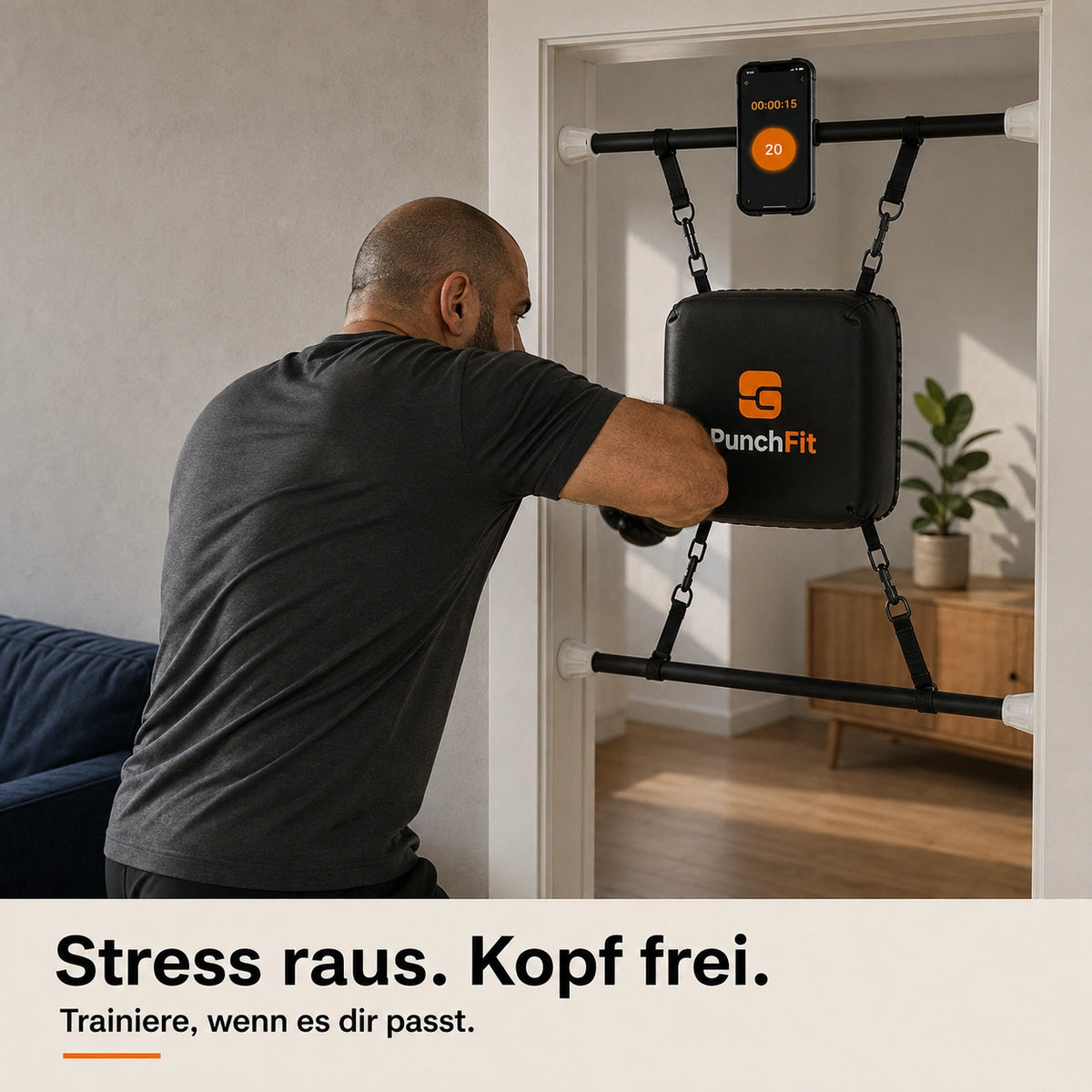 PunchFit Boxsack für den Türrahmen Stress raus.webp