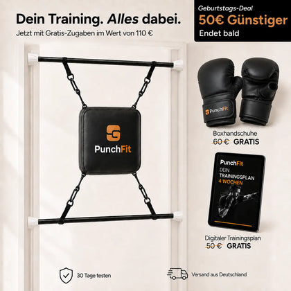 Boxsack für die Tür