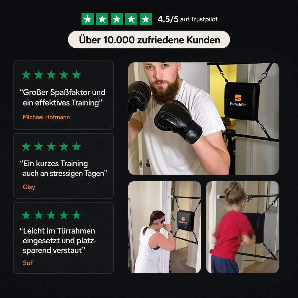 PunchFit Boxsack für den Türrahmen Erfahrungen Bewertungen V2.webp