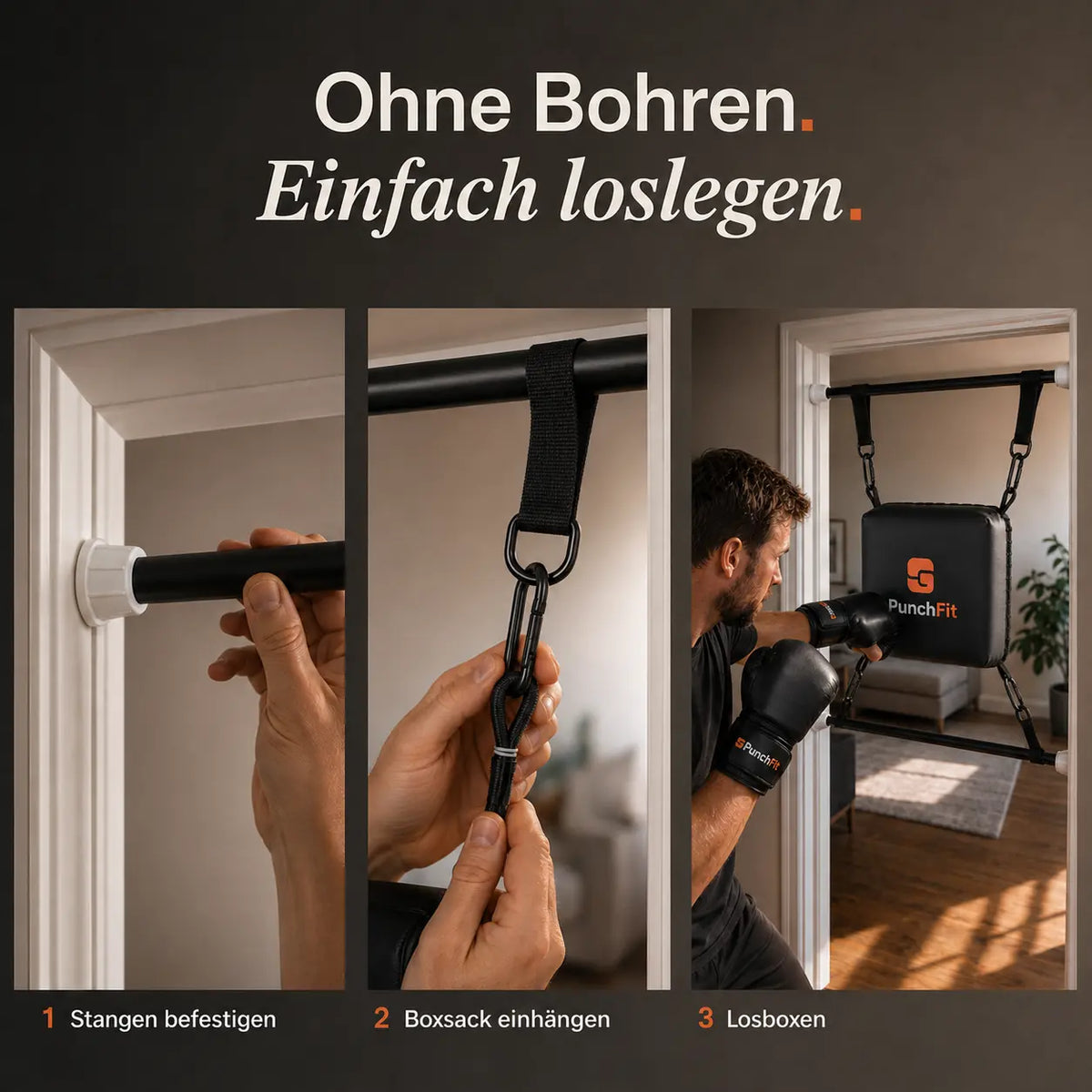 PunchFit Boxsack für den Türrahmen Installation V2.webp