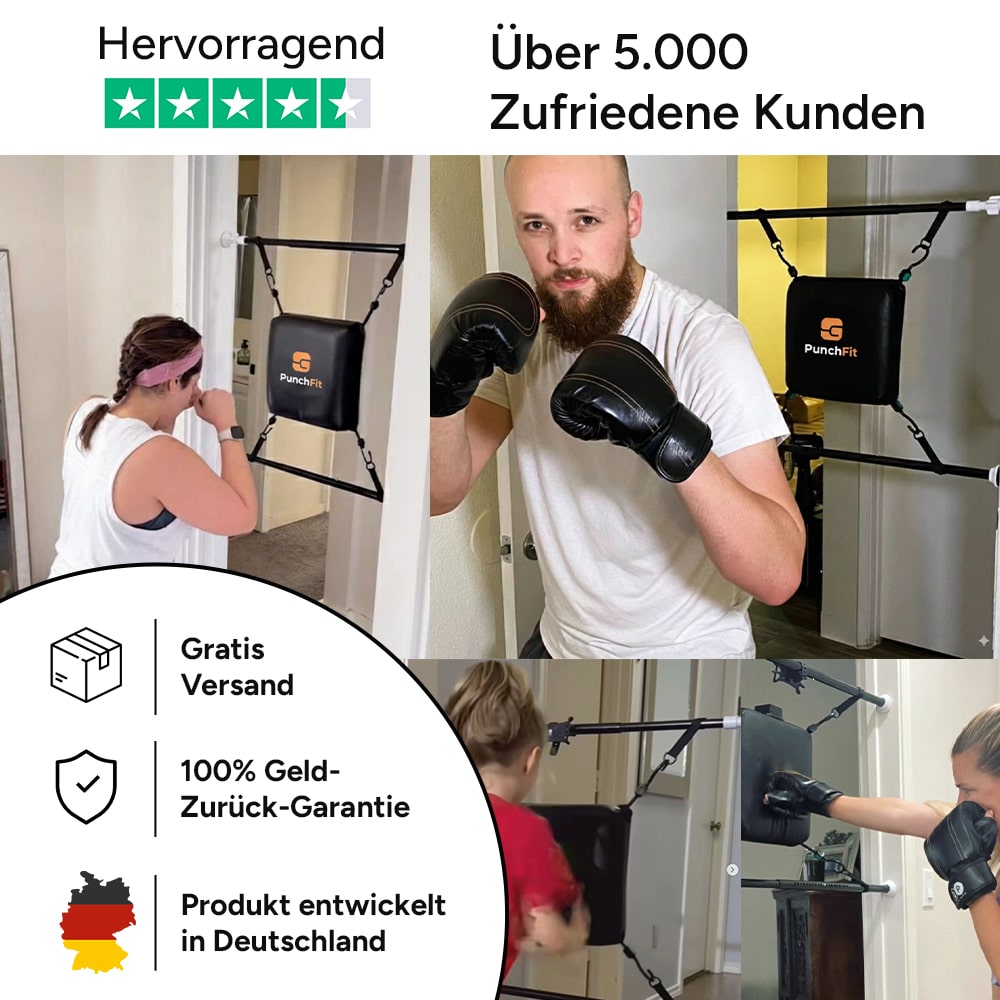 Boxsack für die Tür